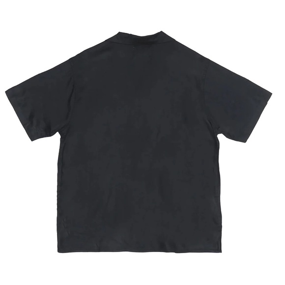 NWT Jungles Men’s Waterfall Short Sleeve Button Front Shirt in Black size S - Picture 9 of 9